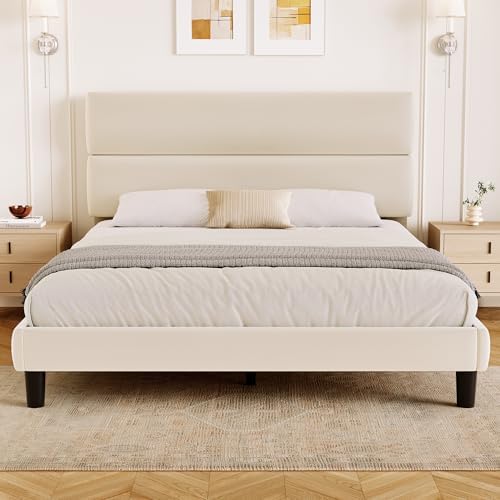 GRUSIGN Queen Size Platform Bed Frame by GRUSIGN