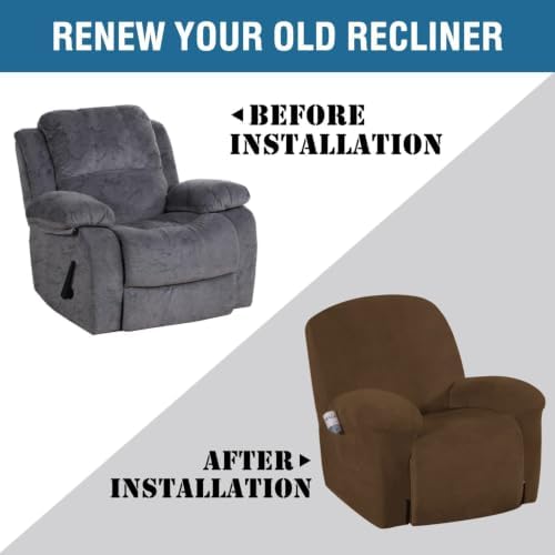 H.VERSAILTEX Stretch Recliner Slipcovers Recliner Chair Cover Sofa Furniture - Image 7