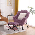 Lazy Chair with Ottoman, Comfy Reading Chair by HomeEastllyHome