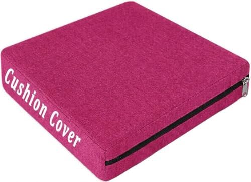 Reversible Linen Chair Cushion Covers by Unknown