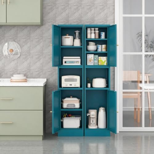 67" Tall Metal Storage Cabinet - Image 2