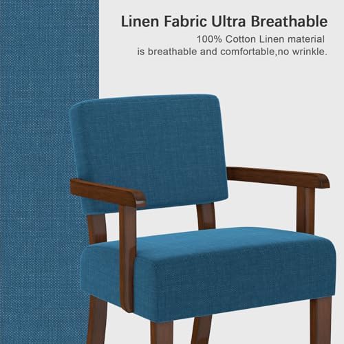 FAGAGA Accent Chair with Solid Wood Frame, Arm Chairs with Soft Seat - Image 6