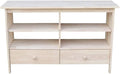 IC International Concepts, Mission Entertainment/TV Stand, Solid Real Wood by InternationalConcepts