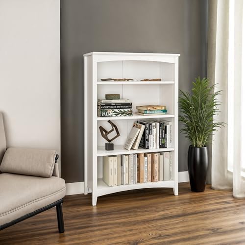 Camaflexi Shaker Style 4 Shelf Bookcase / Solid Wood / 48 inch High / - Image 2
