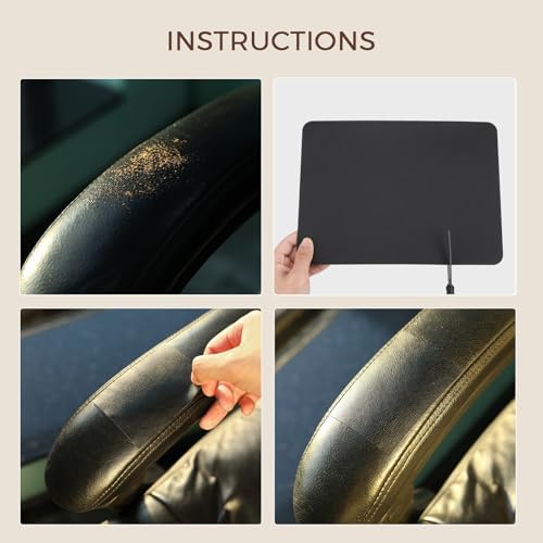 JDLUGH Sofa Leather Repair Patch Tape, 8.2x11 Inch - Image 4