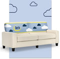 Serta Palisades 78" Track Arm Sofa, Easy Care Polyester, Soft Pillow Back by Serta