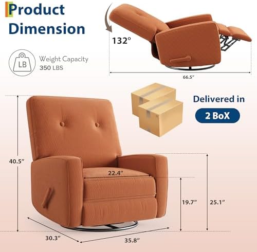 IDEALHOUSE 360° Recliner Chair - Image 2