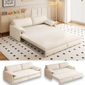 66" Futon Sofa Bed Queen Size, 3-in-1 Convertible Sleeper Sofa by Kolavess