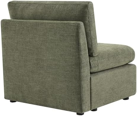 CHITA Modular Sectional Sofa, Armless Chair, Moss Green - Image 4