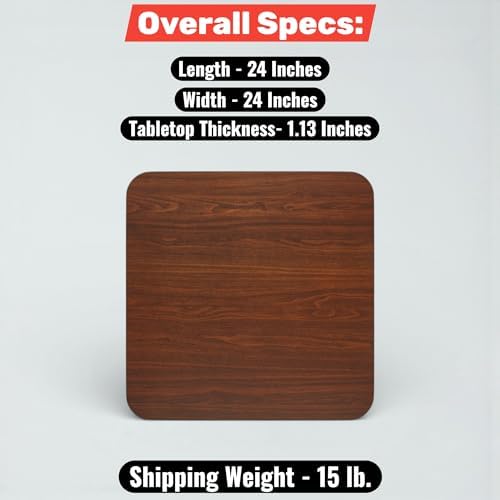 24" x 24" Square Table Top - Image 2