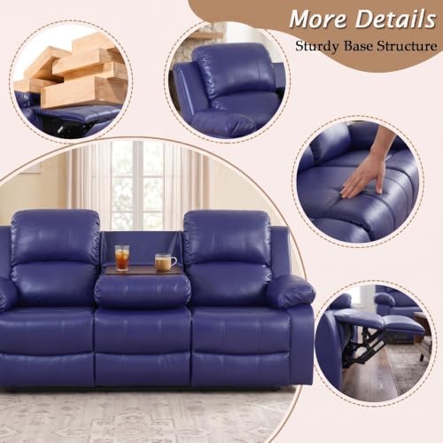 Leather Recliner Sofa，Reclining Sofa - Image 5