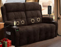 RV Loveseat Recliner Sofa, Wall Hugger Reclining RV Couch by TiooiiReclinerSofa