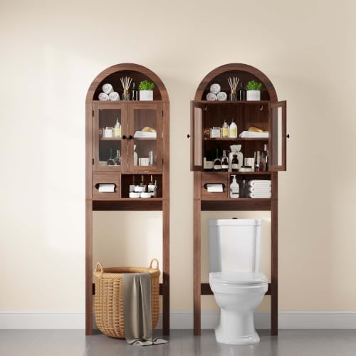 Arched Over the Toilet Storage Cabinet - Image 6