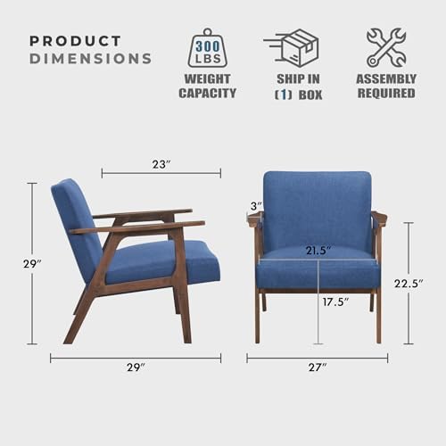 Lexicon Mid Century Modern Accent Chair - Image 2