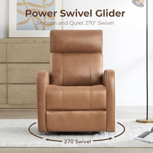 CHITA Genuine Leather Power Recliner Chair - Image 5