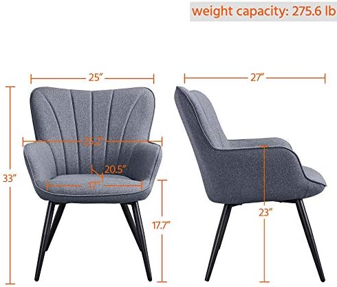 Yaheetech Accent Chair, Upholstered Armchair - Image 3