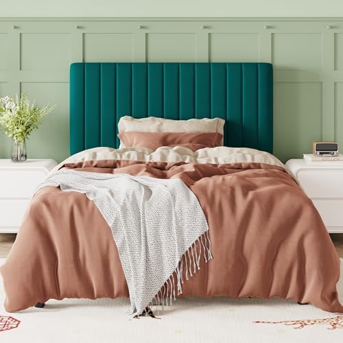 Allewie Twin Bed Frame, Velvet Upholstered Platform Bed - Image 3