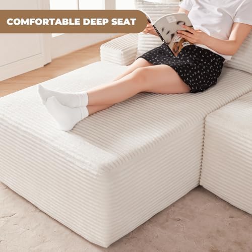 Mangodan Cloud Sectional Sofa, Boneless Couch - Image 5