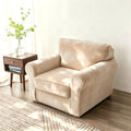 Luxury Velvet Sofa Covers for 1 Cushion Couch by HOMECOVER