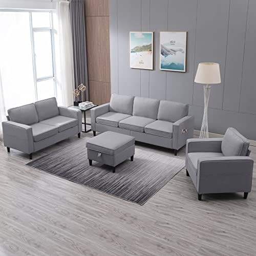BALUS 78.4" W 3 Piece Living Room Sofa Set by BALUSFuritureHomeLife