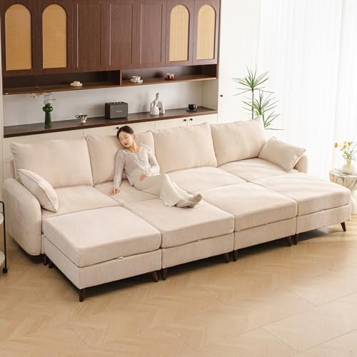 Rexulqo 135'' Modular Sectional Sofa by REXULQO