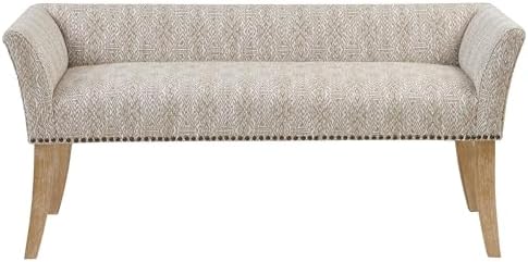 Madison Park Accent Bench for Living Room, Upholstered by MADISONPARK