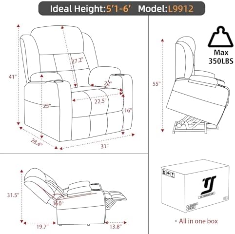 Power Lift Chair Recliners for Elderly - Image 3