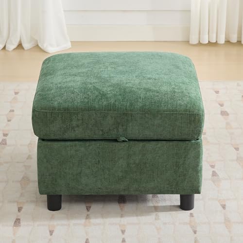 WUTUTUEE 25”Square Storage Ottoman Module by WUTUTUEE