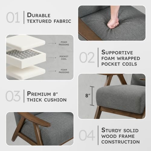 Lexicon Mid Century Modern Accent Chair - Image 4