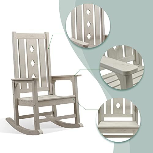 Oversized Outdoor Rocking Chair, Porch Rocker - Image 7
