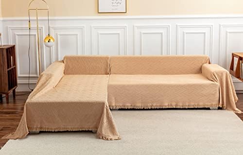 Deep Dream Sectional Couch Covers, 2 Pieces Sectional Sofa Cover, L Shaped - Image 2