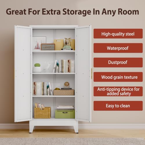 PAOFIN 61" H Kitchen Storage Cabinet - Image 3