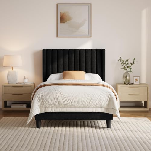 Yaheetech Twin Bed Frame with Headboard by Yaheetech