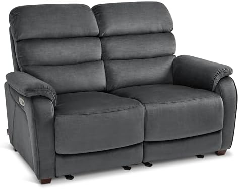 MCombo Zero Wall Hugger Power Loveseat Recliner Sofa by MCombo