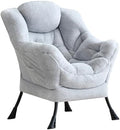 LITA Lazy Chair, Comfy Accent Reading Chair, Plush Grey by LITA