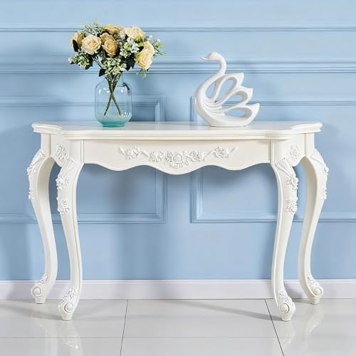 4-Leg Wooden Console Table for Entryway & Living Room by Unknown