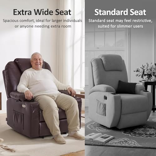 MCombo Oversized Power Lift Recliner Chair - Image 4