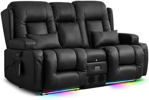 TUNYI Power Loveseat Recliner Sofa - Image 3