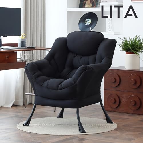 LITA Lazy Chair, Comfy Accent Reading Chair - Image 7