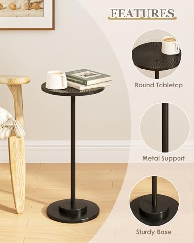 Round Side Table, Small Drink Table - Image 6