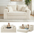 3-in-1 Convertible Sofa Bed: Boneless Loveseat Sleeper & Folding Couch Bed by Winzoo