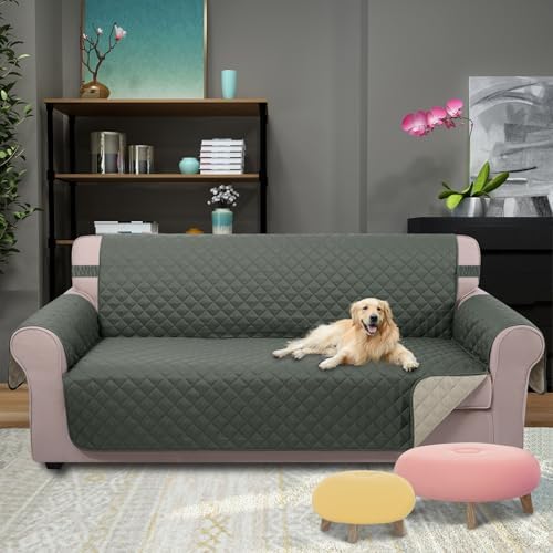 U-NICE HOME Large Sofa Cover Reversible Couch Cover - Image 2
