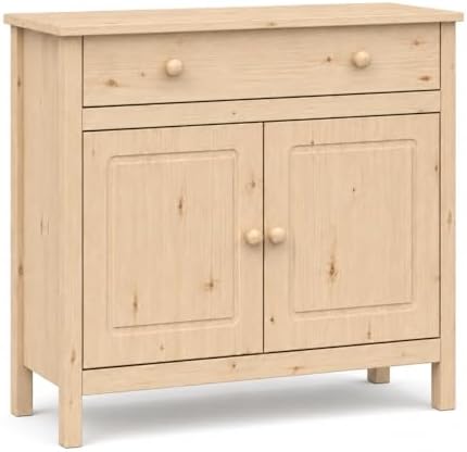 From the Tree Furniture 44" Wide Solid Pine Shaker Sideboard Buffet Cabinet — 2 - Image 6