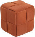 Cmishe 15" Square Woven Corduroy Ottoman Footrest by Cmishe