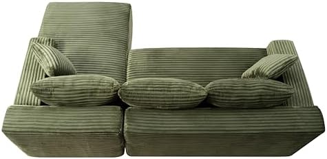 95" L-Shaped Right Facing Cloud Sectional Couch - Image 7