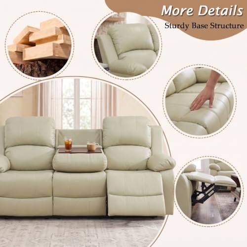 Leather Recliner Sofa，Reclining Sofa - Image 5