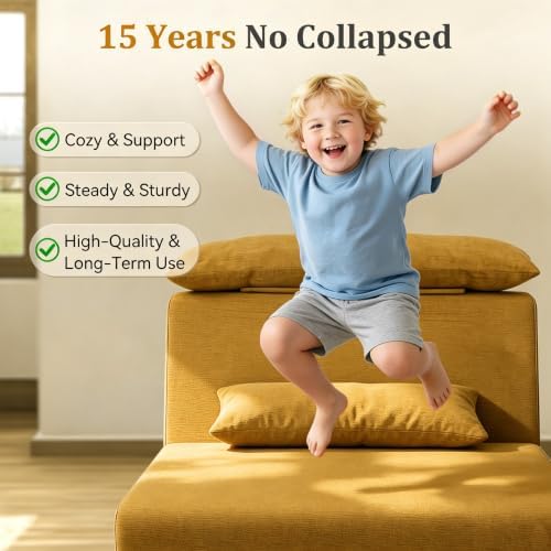 Fold Out Chair Bed, Folding Sofa Bed, 3 in 1 Convertible Sleeper Chair Bed - Image 4