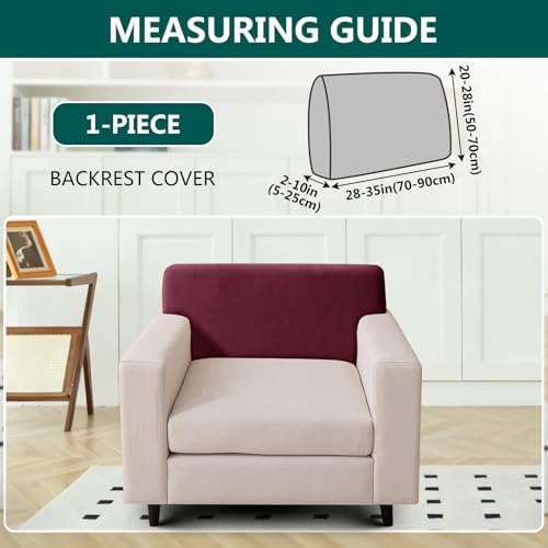 UNBBRRL Stretch Sofa Backrest Cushion Cover - Image 2