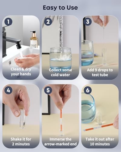 Pawfly Lead Water Test Kit Lead in Drinking Water Test Kit 10-Minute Detection - Image 5