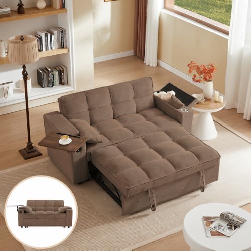 Auvsoce 65'' Convertible Sleeper Sofa Bed by Auvsoce